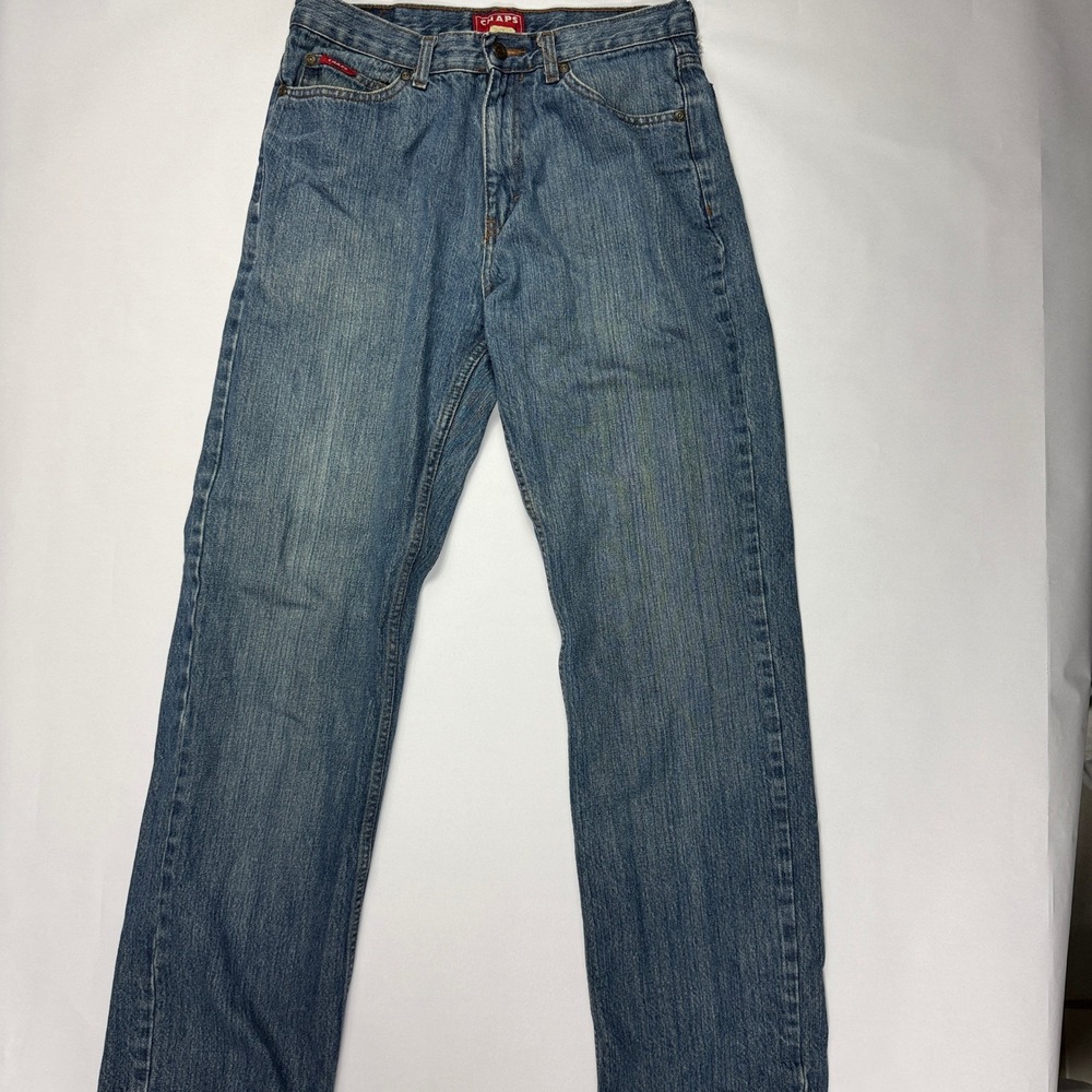 Vintage Chaps Ralph Lauren Denim Mens Jeans Medium Wash Blue Straight Y2K 30x30
